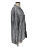 Just Living 100% Rayon Polka Dots Gray Long Sleeve Blouse Size L - photo 4