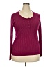 Just My Size Burgundy Pullover Sweater Size 2X Plus - photo 1