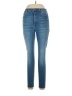 Express Solid Blue Jeans Size 12 - photo 1