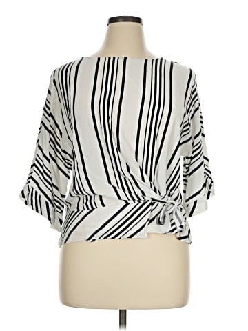 PREMISE 3/4 Sleeve Blouse (view 1)