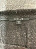 Nollie Solid Gray Casual Skirt Size XS - photo 4