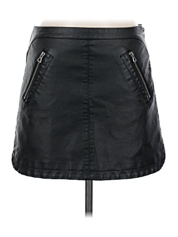 Silence and Noise Faux Leather Skirt (view 1)