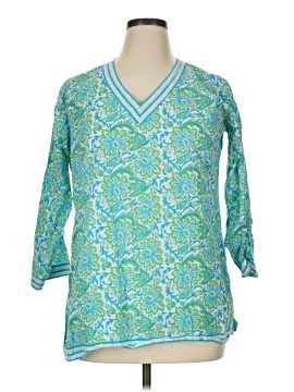Gretchen Scott Designs 3/4 Sleeve Blouse