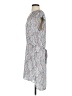 BCBGMAXAZRIA 100% Polyester Paisley Gray Casual Dress Size S - photo 5