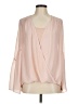 Laundry by Shelli Segal 100% Polyester Pink Long Sleeve Blouse Size 8 - photo 1