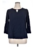 41Hawthorn Blue 3/4 Sleeve Blouse Size XL - photo 1