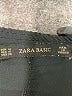 Zara Basic Solid Black Casual Pants Size M - photo 7