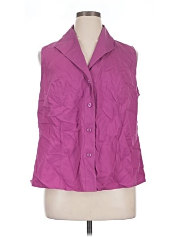 Jones New York Sleeveless Button-Down Shirt (view 1)