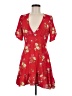 Assorted Brands Floral Red Casual Dress Size M - photo 1