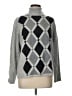 Lands' End 100% Cashmere Argyle Gray Cashmere Pullover Sweater Size L - photo 1