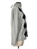 Lands' End 100% Cashmere Argyle Gray Cashmere Pullover Sweater Size L - photo 4