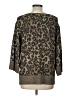 St. John Animal Print Brown Pullover Sweater Size L - photo 2