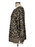 St. John Animal Print Brown Pullover Sweater Size L - photo 5