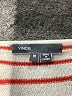 Vince. 100% Cashmere Stripes Red Orange Cashmere Pullover Sweater Size M - photo 7