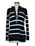 Autumn Cashmere 100% Cashmere Blue Cashmere Pullover Sweater Size M - photo 1