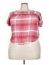 Universal Thread 100% Rayon Red Short Sleeve Blouse Size XXL - photo 1