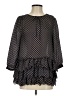 The Great. 100% Silk Black 3/4 Sleeve Silk Top Size (1) - photo 1
