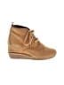 BOBS From Skechers 100% Leather Tan Wedges Size 8 - photo 1