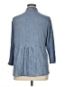 Travelers by Chico's Jacquard Blue Track Jacket Size XL (3) - photo 2