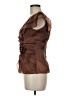 Cachet Brown Sleeveless Blouse Size 6 - photo 5