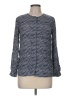 Boden 100% Viscose Blue Long Sleeve Blouse Size 6 - photo 1