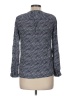 Boden 100% Viscose Blue Long Sleeve Blouse Size 6 - photo 2