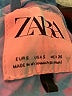 Zara 100% Nylon Solid Blue Windbreaker Size S - photo 6