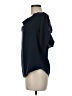 Sugar Lips 100% Polyester Black Blue 3/4 Sleeve Blouse Size M - photo 5