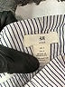 H&M L.O.G.G. Checkered-gingham Silver Casual Pants Size 4 - photo 4