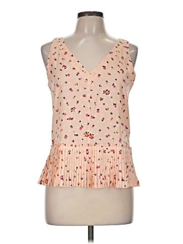 Rebecca Taylor Sleeveless Silk Top (view 1)