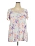 Torrid Tie-dye Purple Short Sleeve Top Size 2X Plus (2) - photo 1