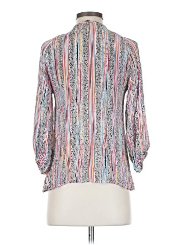 Tucker 3/4 Sleeve Silk Top (view 2)