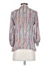 Tucker 100% Silk Silver 3/4 Sleeve Silk Top Size S - photo 2