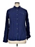 Thread & Supply 100% Lyocell Blue Long Sleeve Button-Down Shirt Size XL - photo 1