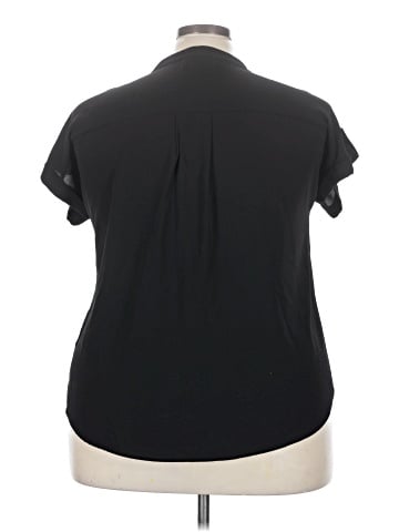 Flower & Feather Short Sleeve Blouse (view 2)