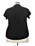 Flower & Feather Black Short Sleeve Blouse Size 3X - photo 2