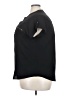 Flower & Feather Black Short Sleeve Blouse Size 3X - photo 5