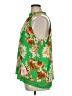 Rose + Olive Green Sleeveless Blouse Size XL - photo 5