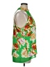 Rose + Olive Green Sleeveless Blouse Size XL - photo 4