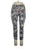 Sharagano Floral Blue Leggings Size 14 - photo 1