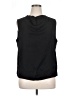 Calvin Klein 100% Polyester Black Sleeveless Blouse Size XL - photo 1