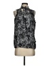 Parker 100% Polyester Gray Sleeveless Blouse Size S - photo 1