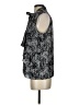 Parker 100% Polyester Gray Sleeveless Blouse Size S - photo 5