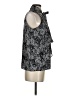 Parker 100% Polyester Gray Sleeveless Blouse Size S - photo 4