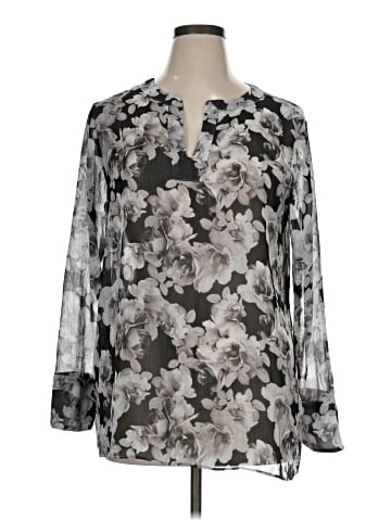 Ellen Tracy 3/4 Sleeve Blouse (view 1)