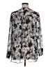 Ellen Tracy 100% Polyester Gray 3/4 Sleeve Blouse Size XL - photo 2