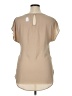 Heart Soul 100% Polyester Tan Short Sleeve Blouse Size XL - photo 2
