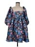 Storia Floral Blue Casual Dress Size M - photo 1