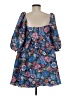 Storia Floral Blue Casual Dress Size M - photo 2