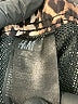 H&M 100% Polyester Animal Print Gold Brown Shorts Size S - photo 3